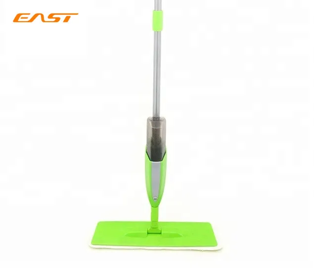 high quality clean aluminium telescopic pole hands free and spray flat mop