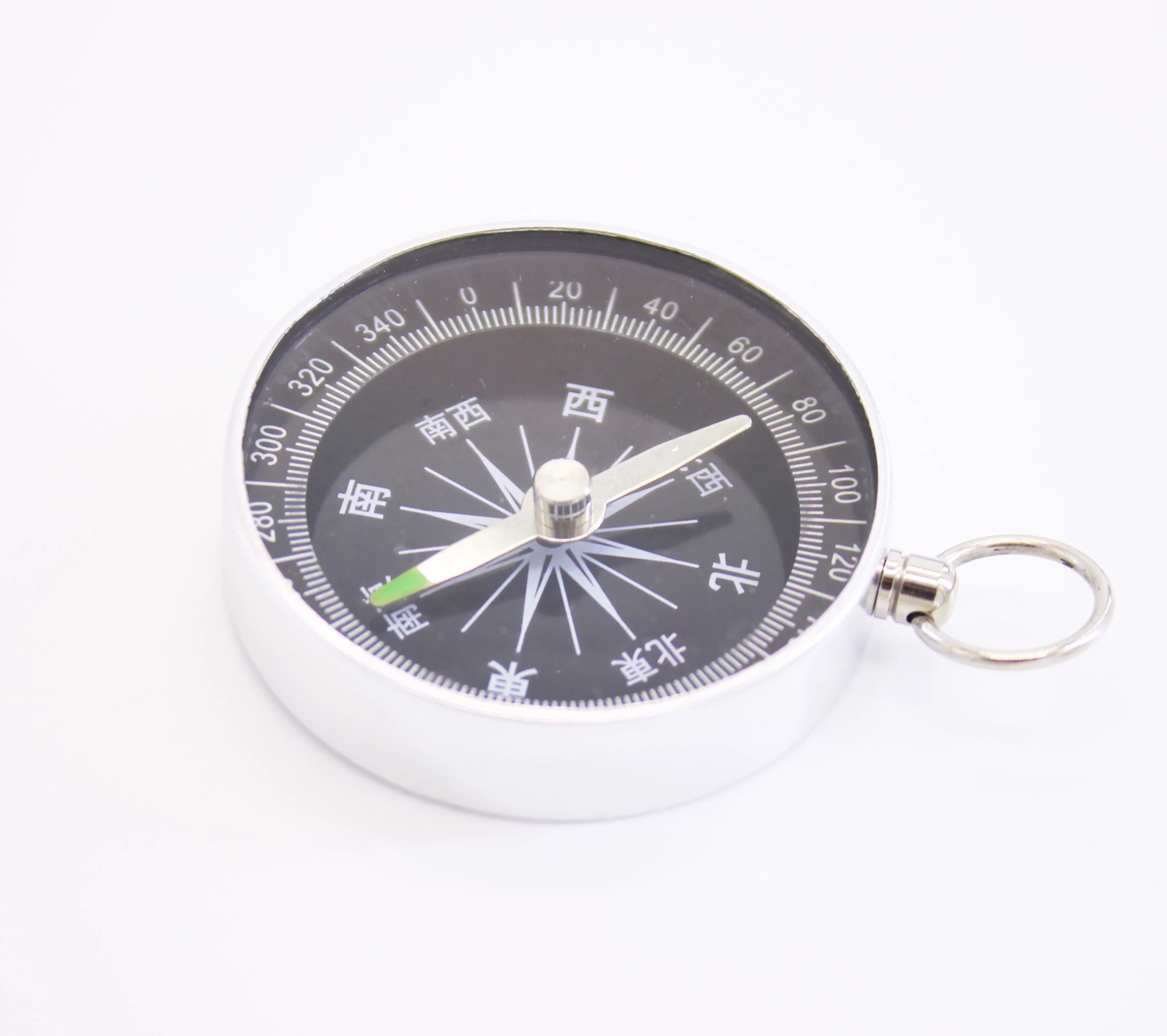 

44 MM Aluminum Hiking Portable Keychain Compass