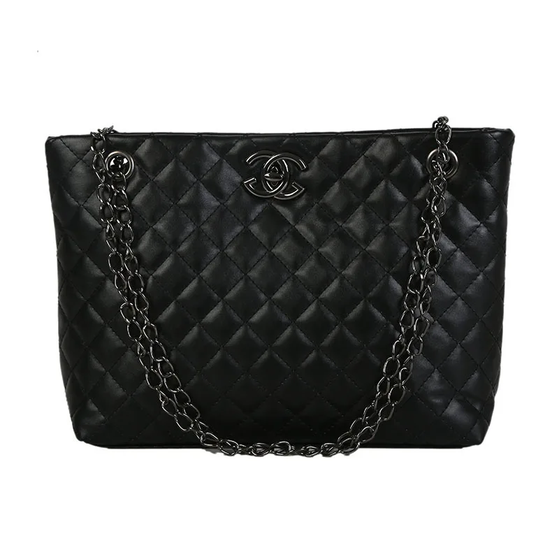 

Lingge Chain Fashion Handbag New Classic Shopping Bag Casual Shoulder Bags Large Capacity Ladies Hand Messenger Bags, Customized color