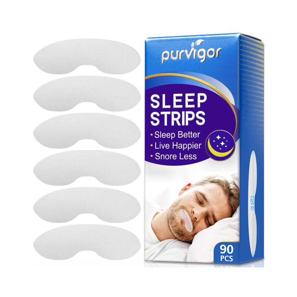 

Wholesale Improvement Nose Breathing Nighttime Sleeping Mouth Breathing Loud Snoring Sleep Mouth Strips Mouth Tape for Snoring