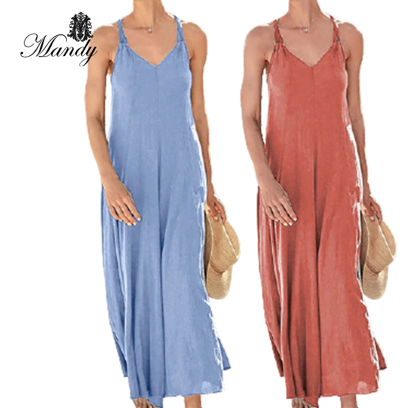 

2021 New arrival summer casual plus size holiday woman dress