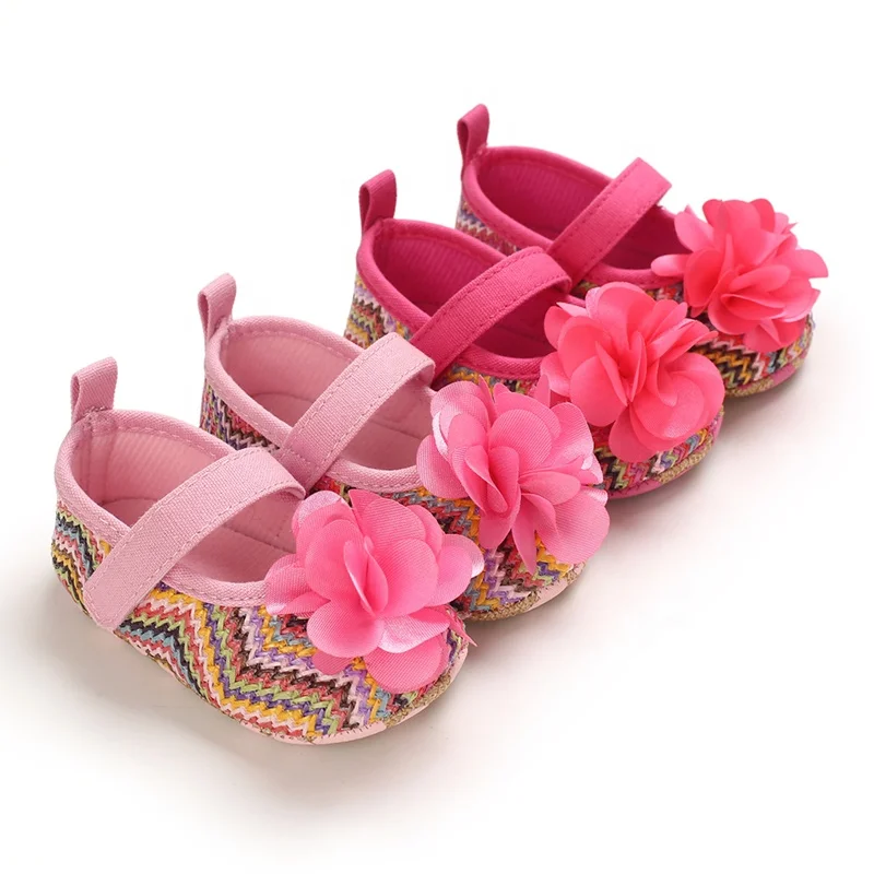 

Fashion Boho Flower Newborn Girls Princess Baby Toddler Mary Jane Shoes