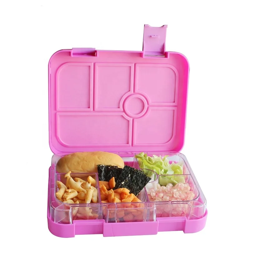 

Women Girl Insulated Lunch Bento Box Office Lunch Box with Bag Eco Meal Prep Clamshell Lunch Box Pink Takeaway Food Container