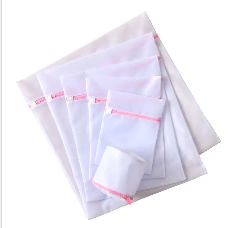 

High Quality Customized Size Microplastic Mesh Laundry Bag With Logo