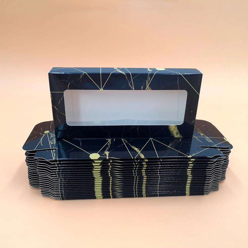 

Hot Sale 25mm Mink Natural Eyelash Packaging Box Paper eyelash Boxes Wholesale Eyelash Packaging Box, Custom color