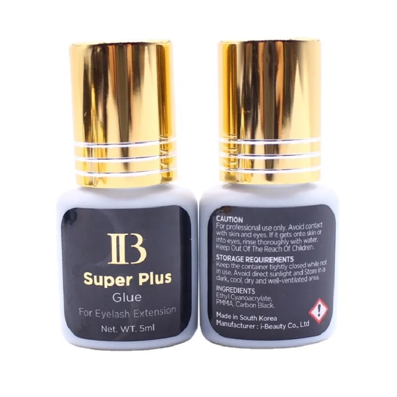 

Eyelash Extension glue IB Super Plus Glue eyelash adhesive 5ml dry time1-2S Accept Custom Logo Ib glue