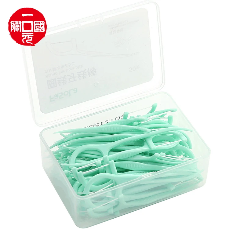 

High quality eco-friendly flosser dental floss pick-50pcs