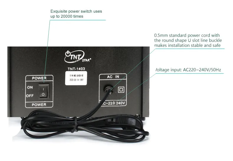 Tengo TG-1403 تشويه منخفضة مكبر للصوت ديناميكية دفعة باس 3.1 المحيطي الصوت مرحبا فاي مكبر صوت متعدد الوسائط نظام