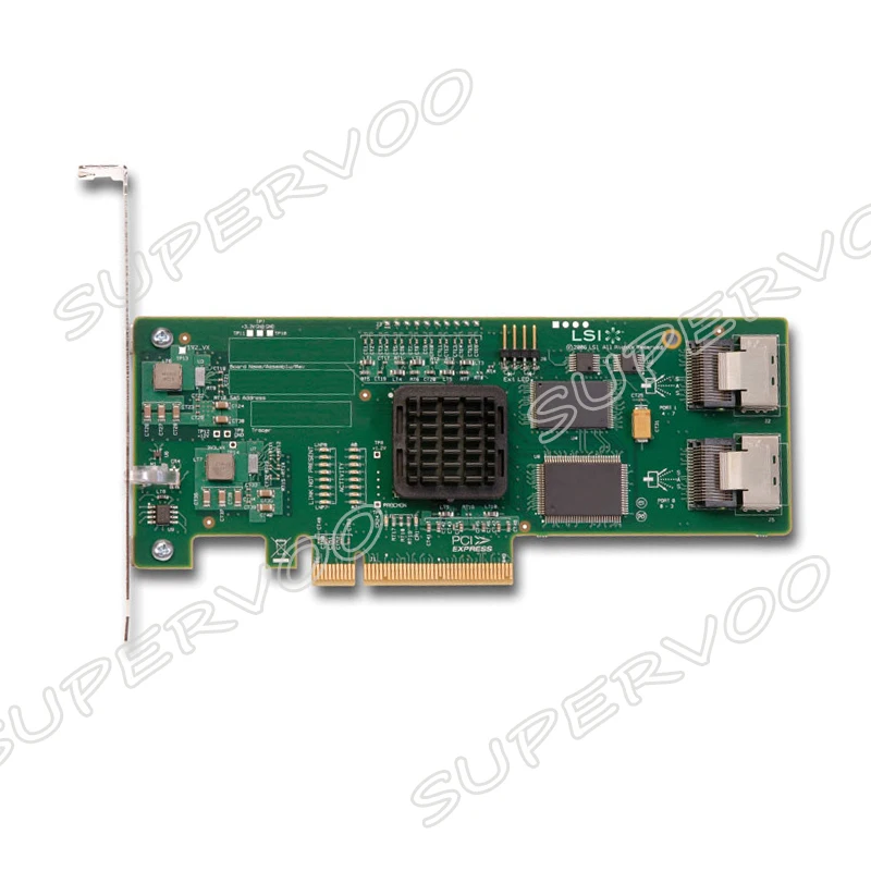 

LSI SAS 3081E-R 3Gb SAS 1068e 8-Port 2xSFF-8087 PCIe Internal RAID Controller Card RAID - USED