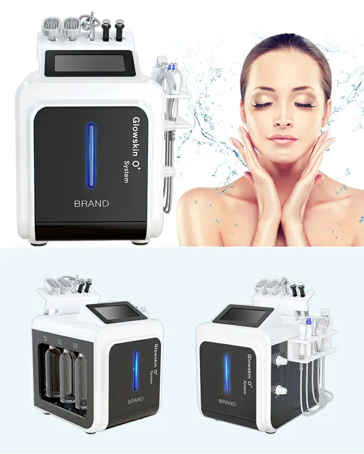 Black Color Hydra Water Jet Peeling 10 In 1 Glow Skin O+ Hydro Best