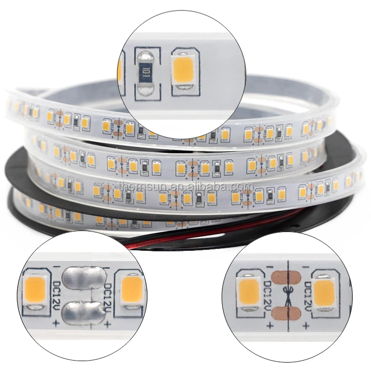 wholesale smd2835 2700K /3000K/4000/5500K/6000K 60leds/m 120leds/m 12V 24 V led strip light