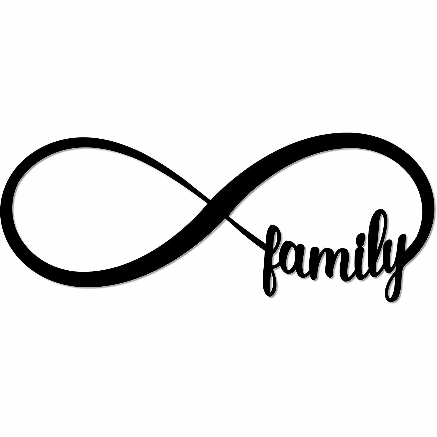 

Family Forever Infinity Sign Symbol Decorative Accent Decor Wall Decor Word Sign TY2607