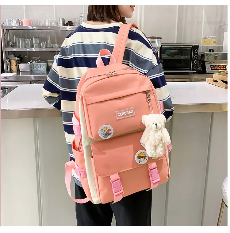 

Wholesale Low Price Backpack Bag School Sets Fancy Customise School Backpack Bag For Girls 4Pcs