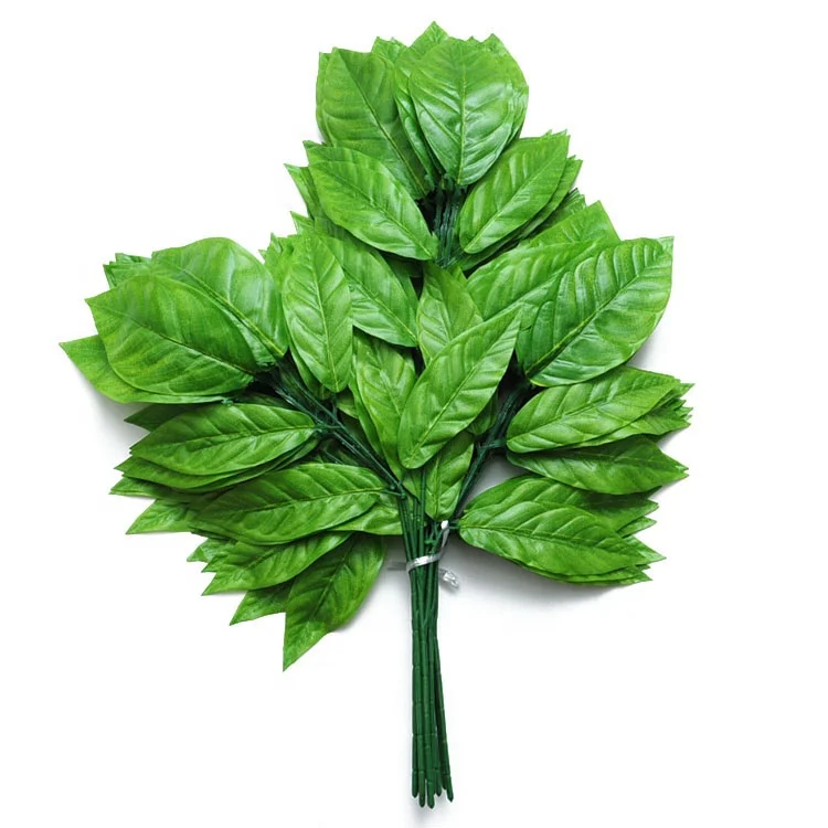 

Artificial garden decoration branches decoration mango leaves