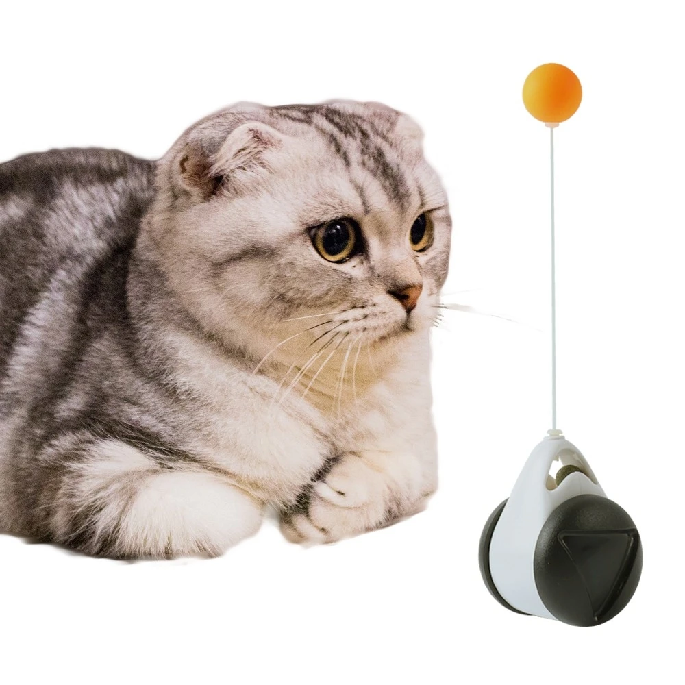 

Pet 180 Degree Self Rotating Interactive Cat Toys With Catnip