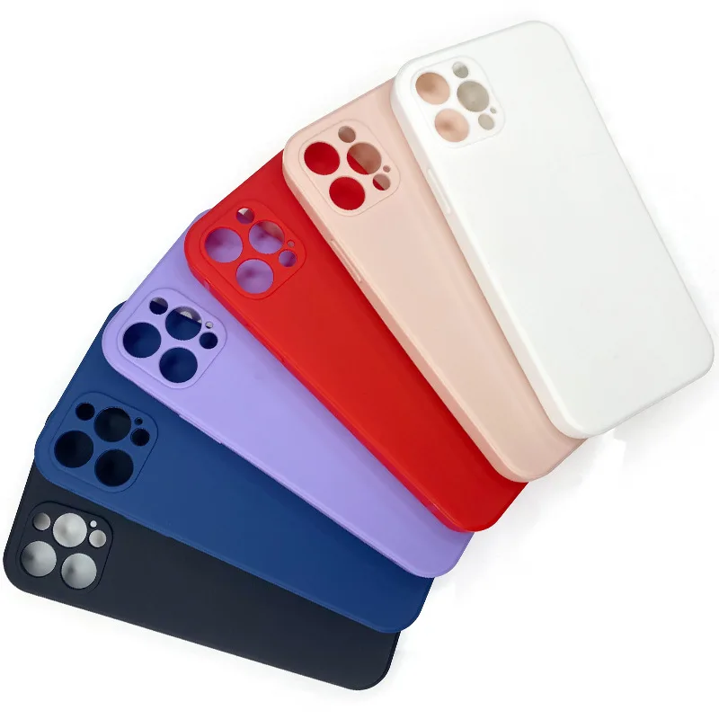 

Senlancase 1.5MM Thickness Protect Camera Hole Design TPU Silicone Matte Phone Back Cover Case