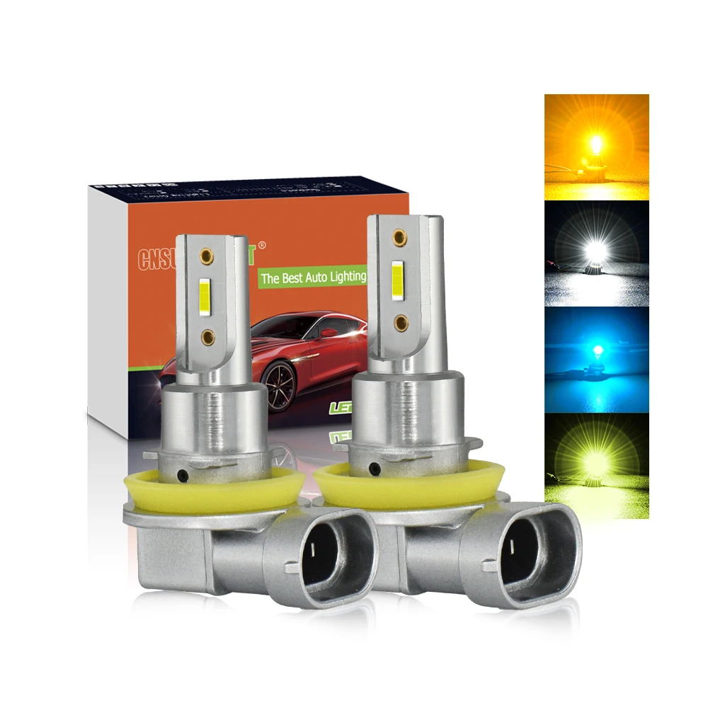 

1pair Faro Led Headlight Auto Lighting System Luces H7 H11 Led H4 9005 Para Carros Headlight Bulbe Fog/driving Lights Led Bulbs