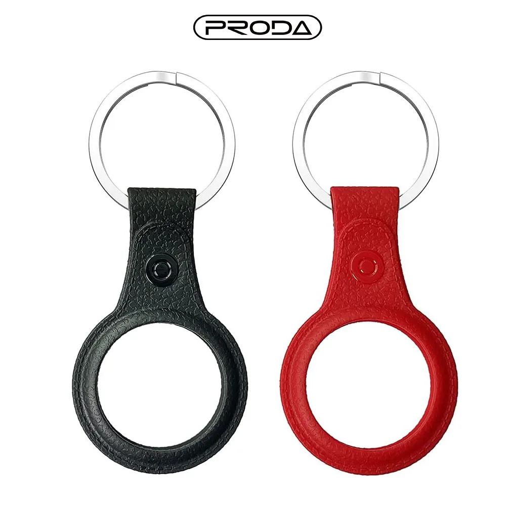 

PRODA/AZEADA Transparent Shell with Keychain Ring Designed for AirTag Protective Cover For Apple Airtag Case