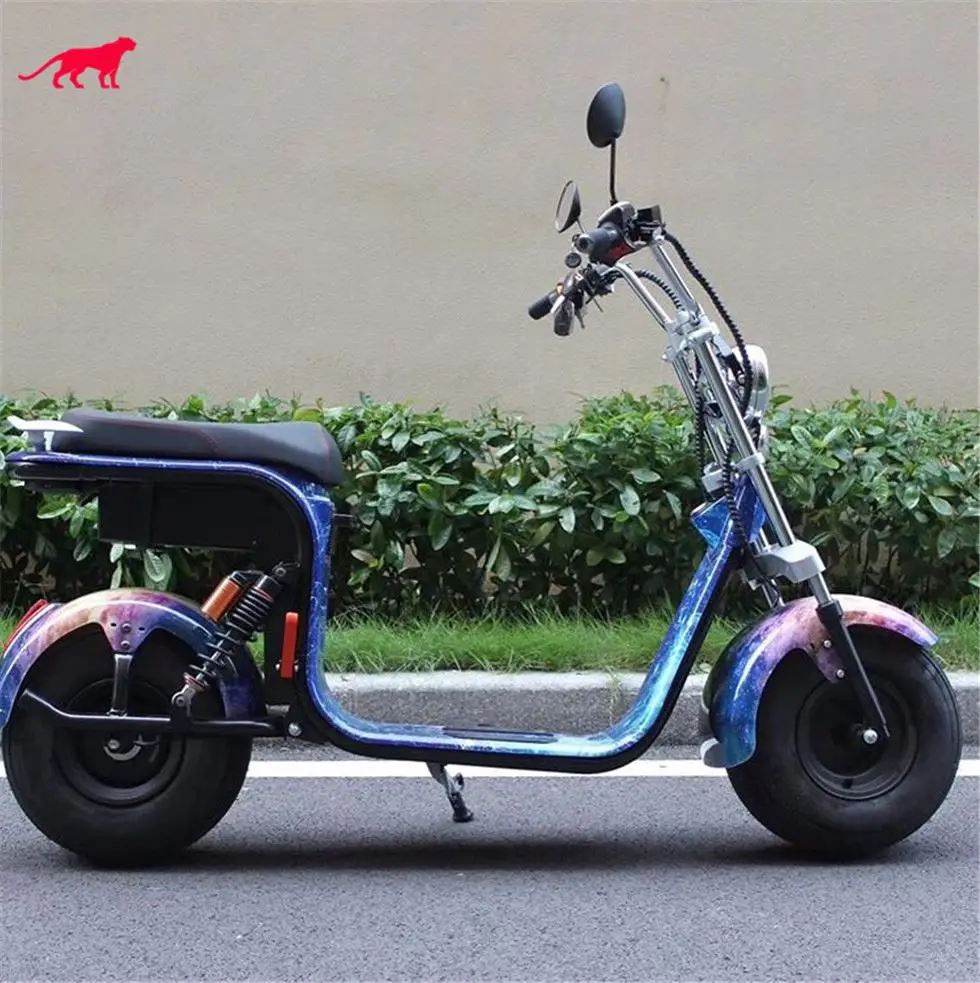 

Double Seat Scootet De Chinois Scooter Citycoco Motos A Vendre Prix Maroc, Blue red black