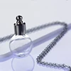 Name on rice ash glass bottle 30mm tube perfume bottle glass vial pendant