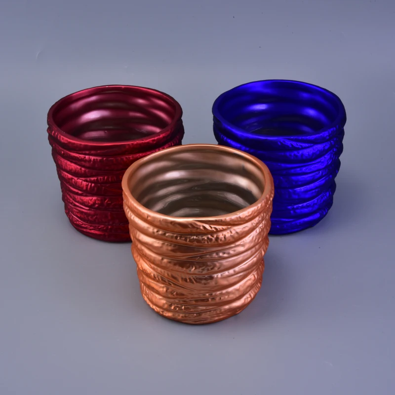 880ml Thick Solid Colored Ceramic Candle Holder for Home Decoration