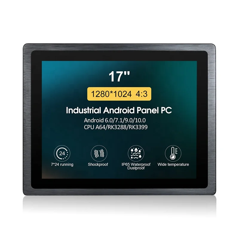 

17 Inch Industrial Rk3288 Android Touch Screen All In One Panel Pc For Intelligent Commercial Service Robot
