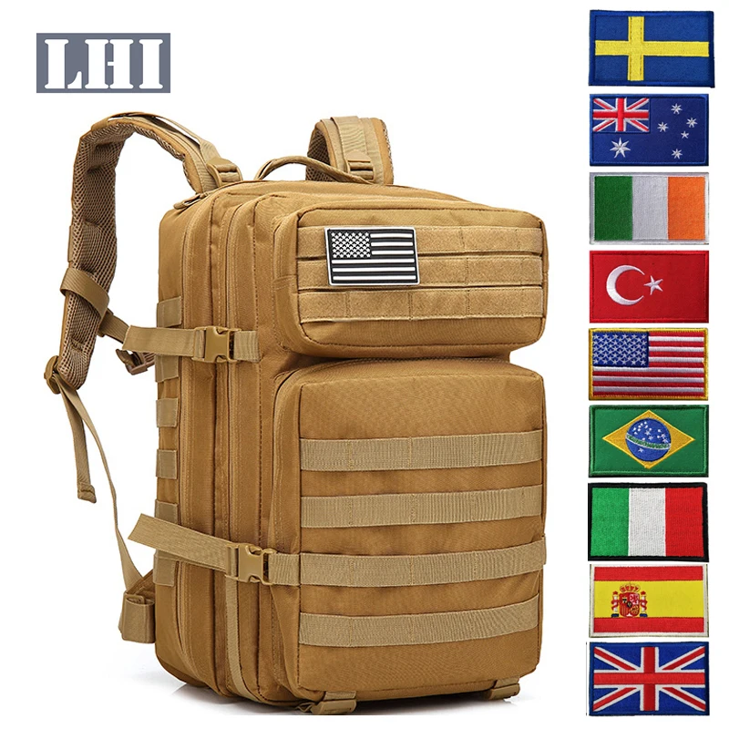 

LHI Wholesale Multicam Black Sport Nylon Camouflage Waterproof Bag Gun Military Tactical Backpack For Hunting