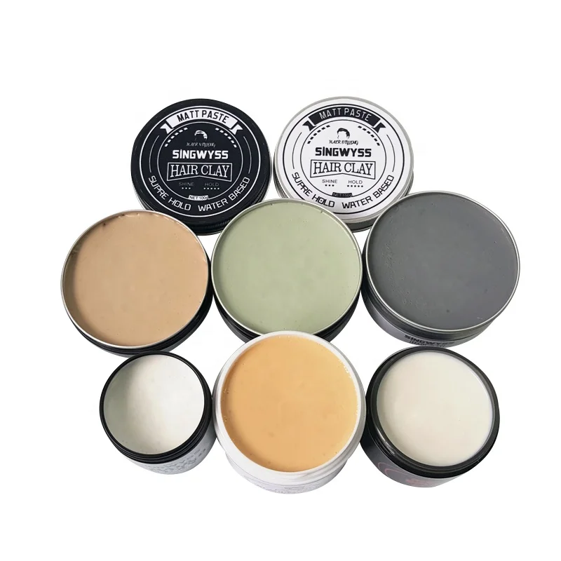 

Natural Beeswax Hair Clay Organic Paste Men Hair Volumizing Matte Clay Pomade