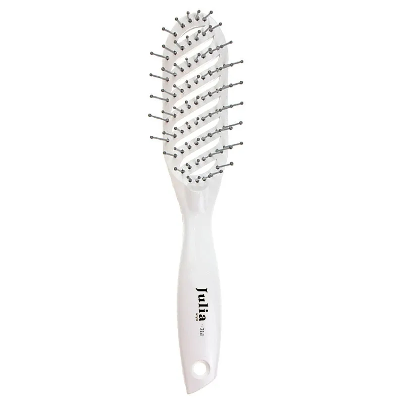 

Masterlee elegant Small Vent Curved Comb Detangler Massage Hair Brush rib combs w/o boar