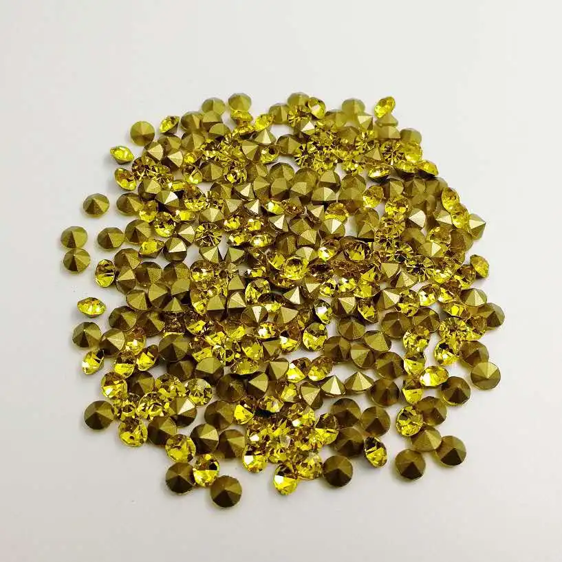 Pointback Glass Chaton Beads,Chaton Beads Rhinestone Chaton 888 Factory ...