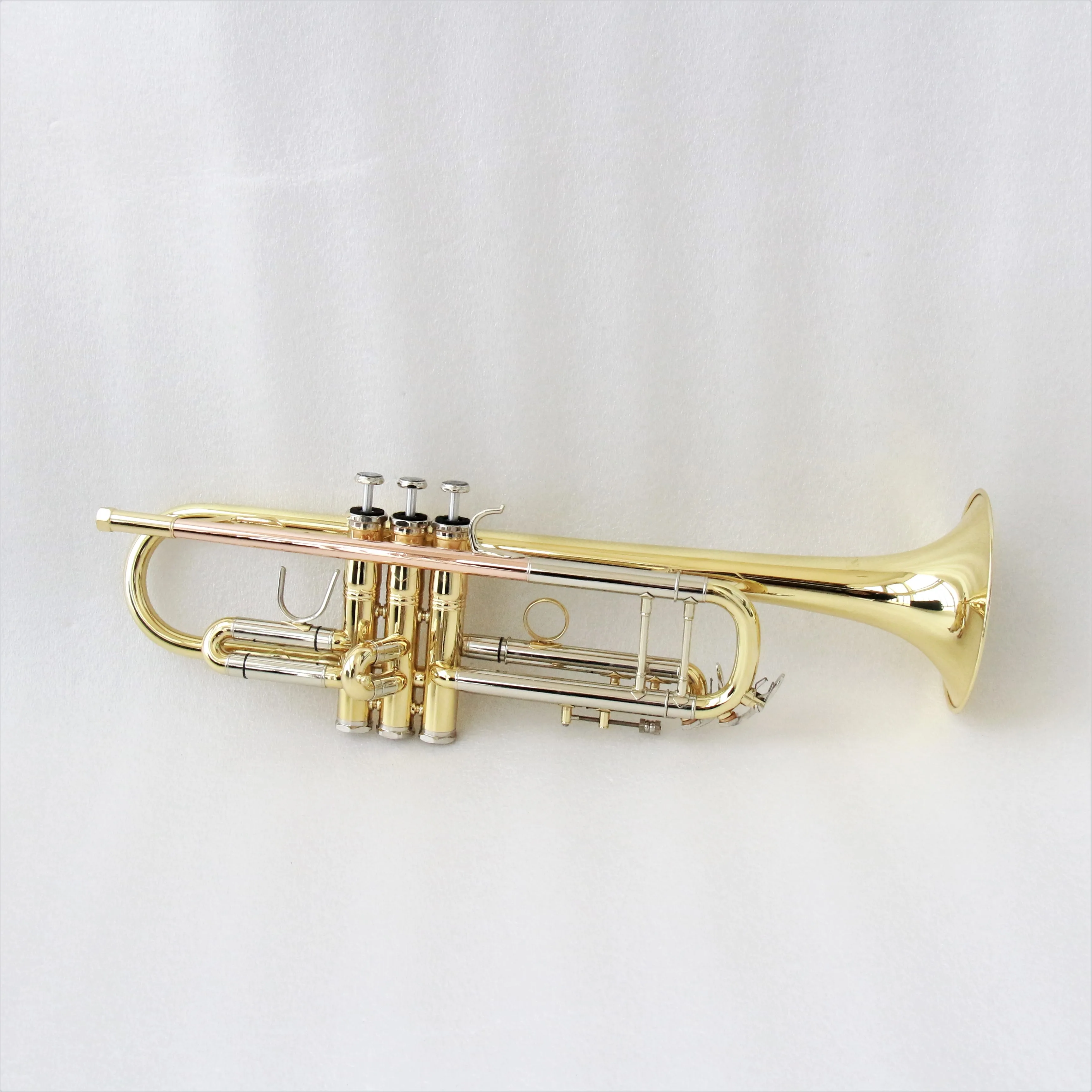 

famous brand copy trumpet inexpensive trumpet bach style factory price bach trumpet, Gold