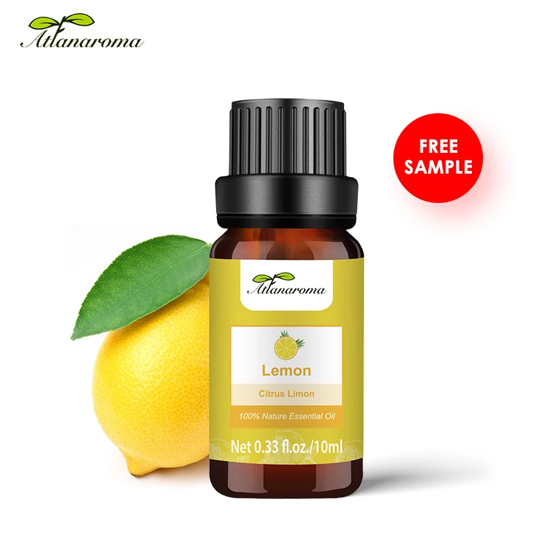 

Free Sample Organic Natural 100% Pure Lemon Essential Oil For Massage Aromatherapy Perfume Diffuser Wholesale