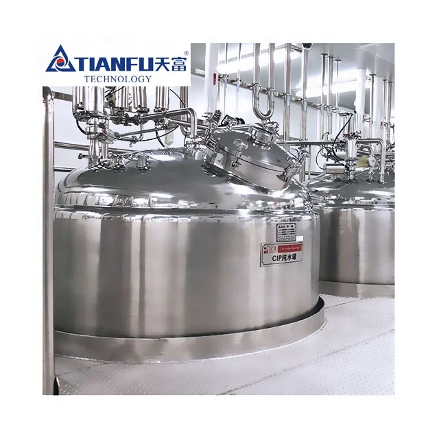 
Tianfu Technology CIP-2000L automatic pharmaceutical or cosmetics CIP cleaning station system 