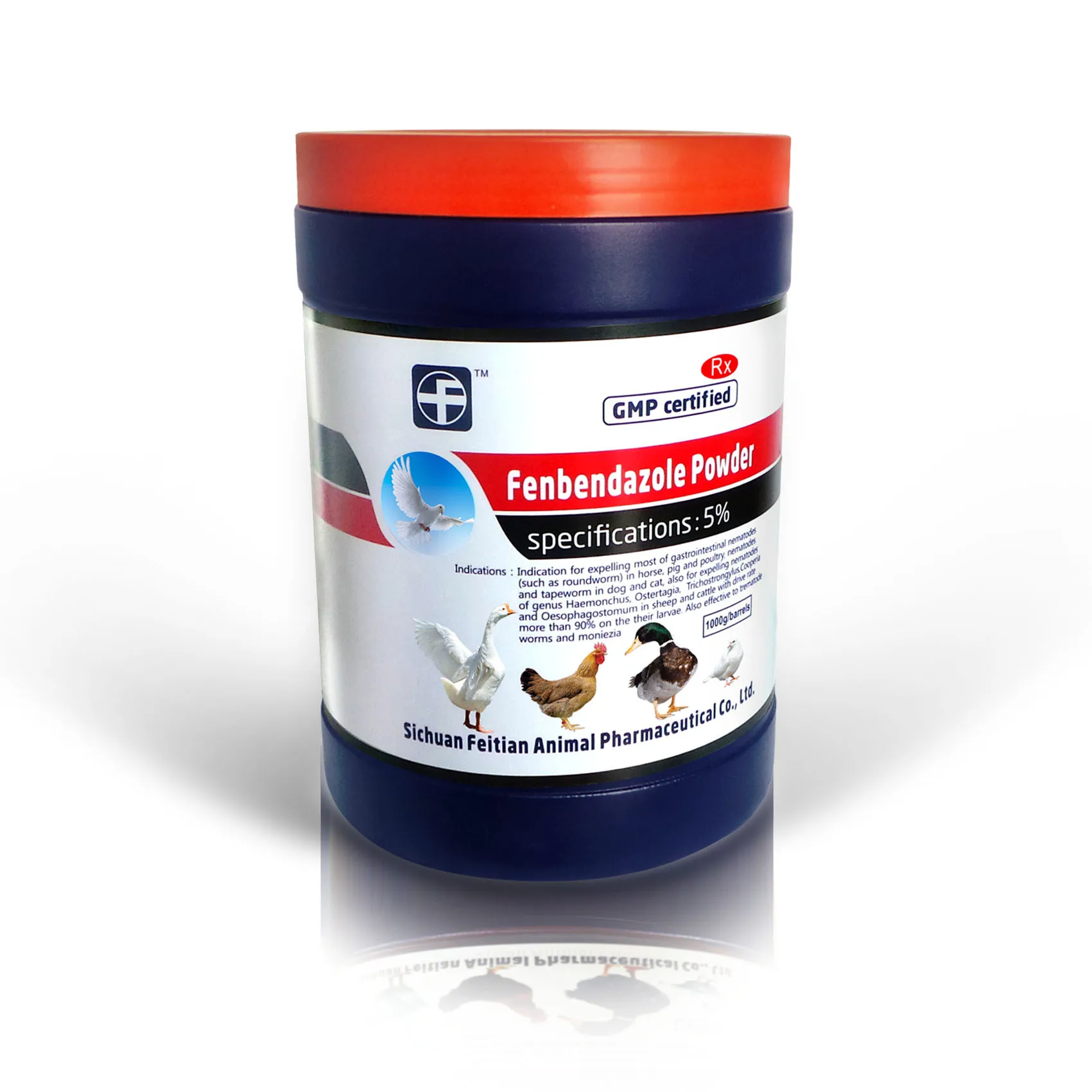 
Fenbendazole powder for cattle livestock veterinary medicine 