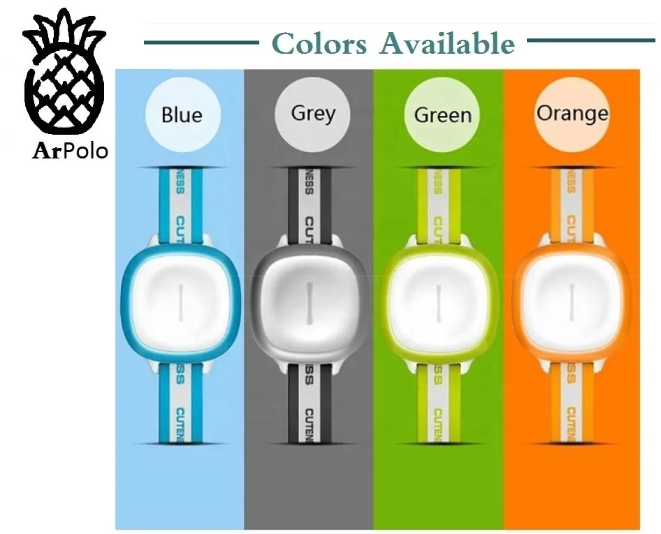 

Colorful Pet Collar GPS Tracker Night Light Locator Watch for Animals Pets Kids Lonely People GPS Tracker Waterproof IP67, Black