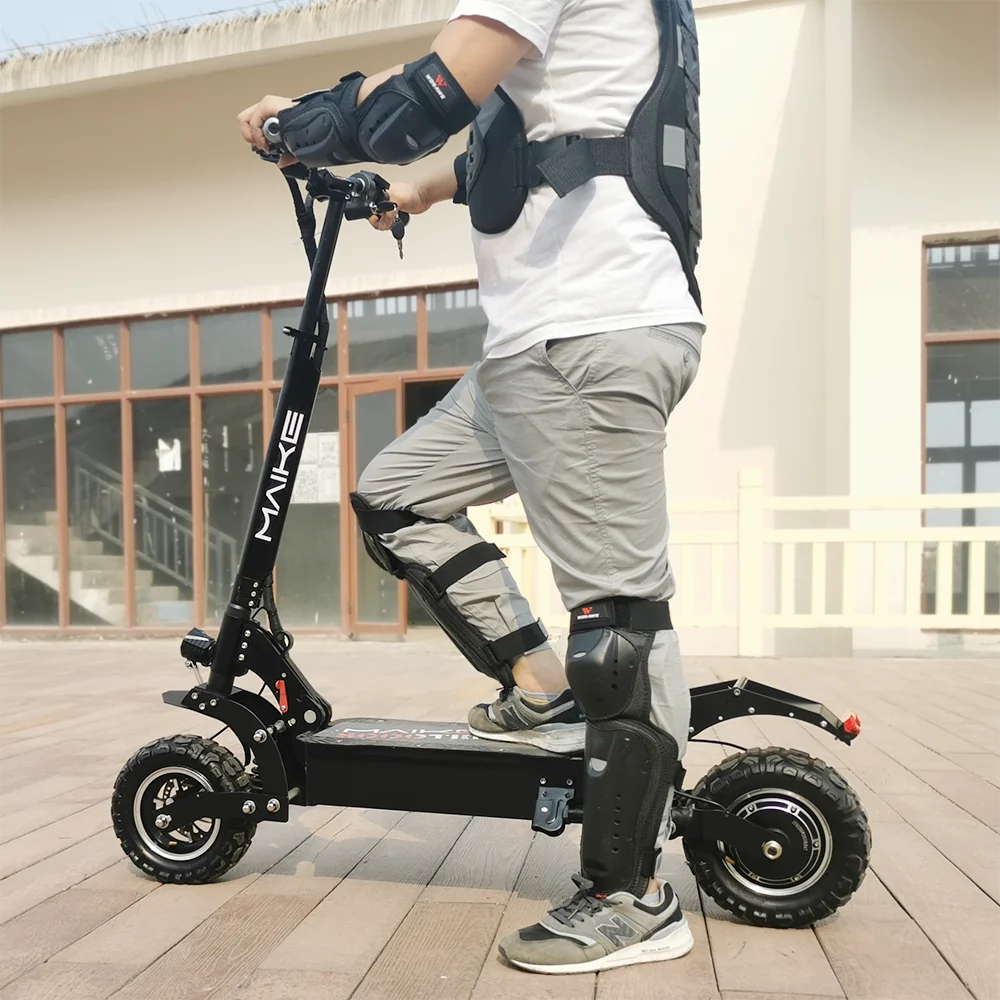 

Maike scooter MK4 1200W Motorised Powerful Foldable Off Road Two 2 Wheel Propel Motor Folding E Electric Kick Scooter for Adults