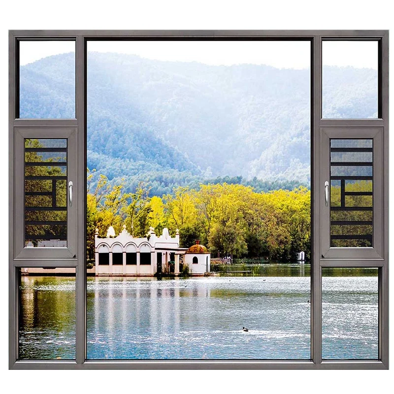 
guangzhou aluminium windows Details aluminum arched casement window price double glazing window for house 