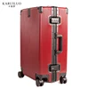 Luggage suitcase tie-rod box aluminum frame ABS+PC suitcase universal wheel TSA customs lock password box
