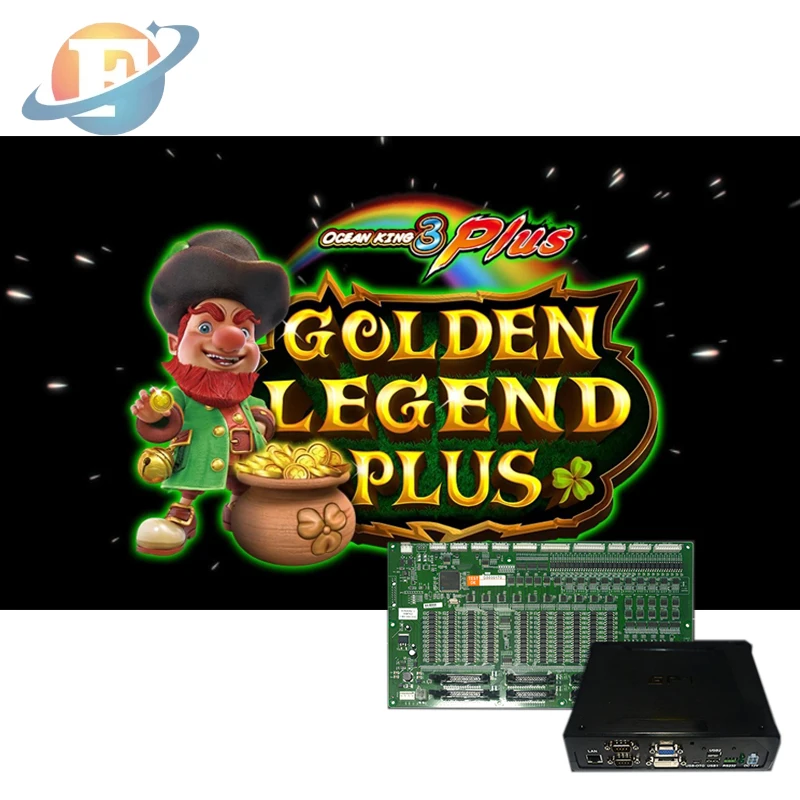 

Hot Selling Ocean King 3 Golden Legend Plus Lucky Shamrock Mermaid Dragon Fish Game Machine ocean king software