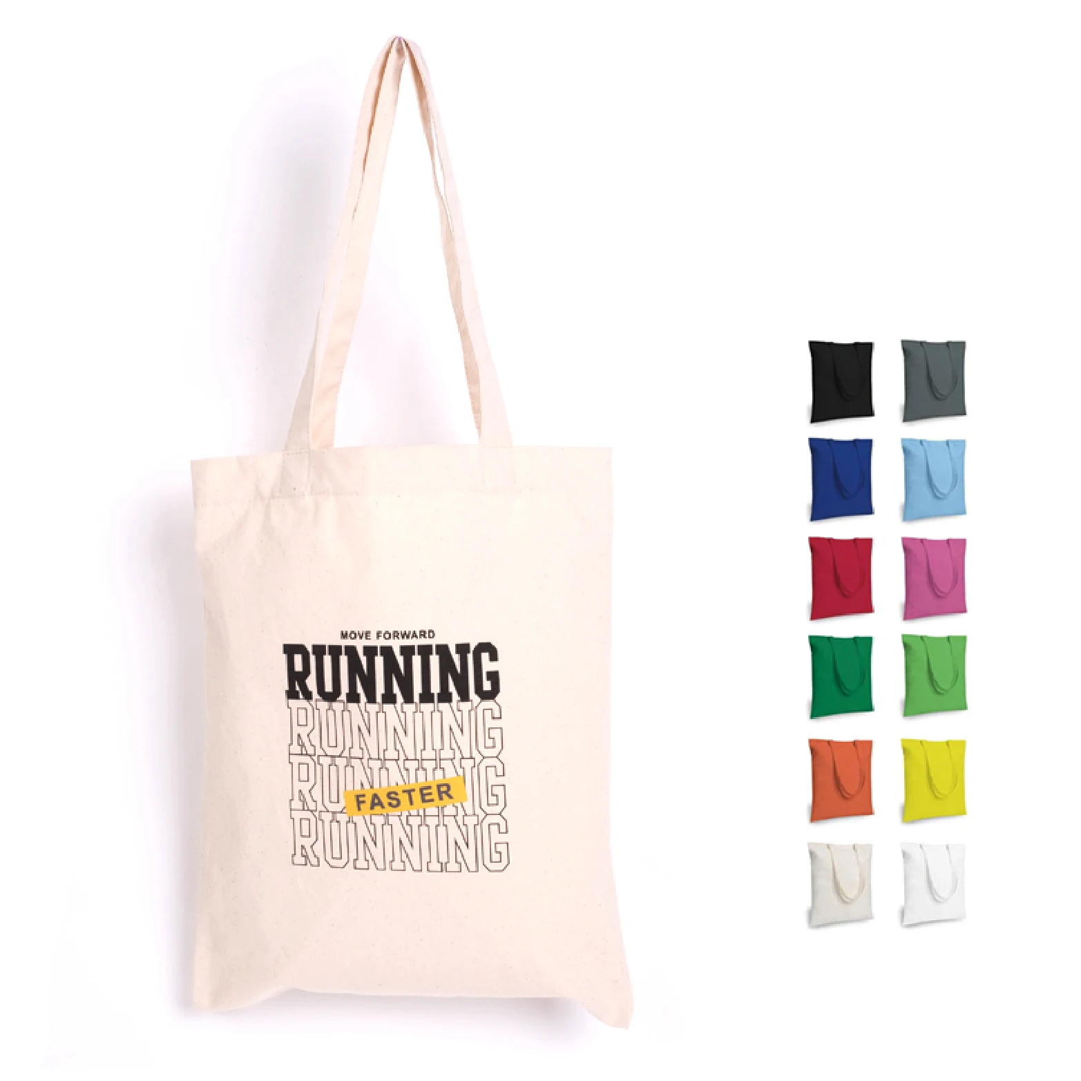 

Wholesale Female Stylish Simplicity Large Capacity Personality Cotton Canvas Shopping Tote Bag, Beige