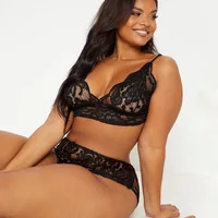 

Custom Jacquard Ladies Sexy Plus Size Lingerie Underwear