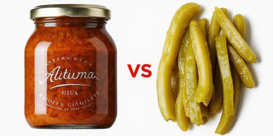 Spicy mango pickles in a jar