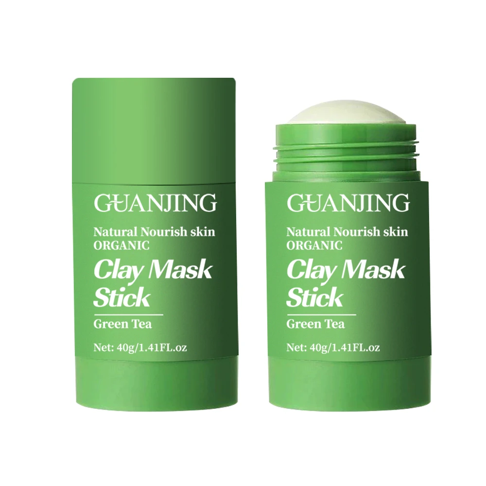 

Face Care Natural Green Mask Stick Organic Green Tea Deep Cleansing Oil-control Mask Stick