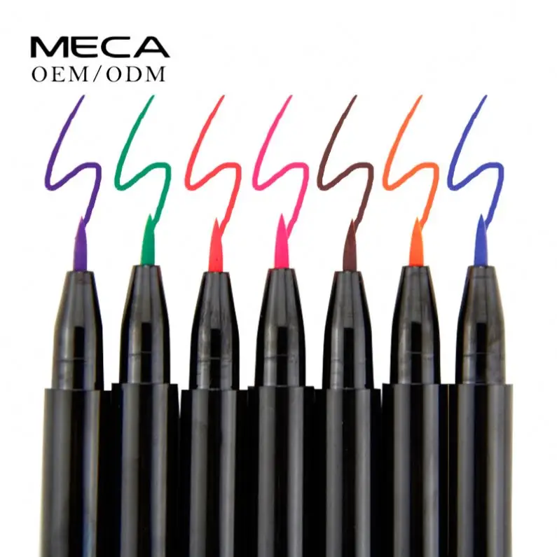 

Newest Cosmetics Colorful Makeup Private Label Special Shape Waterproof Eyeliner Magnetic