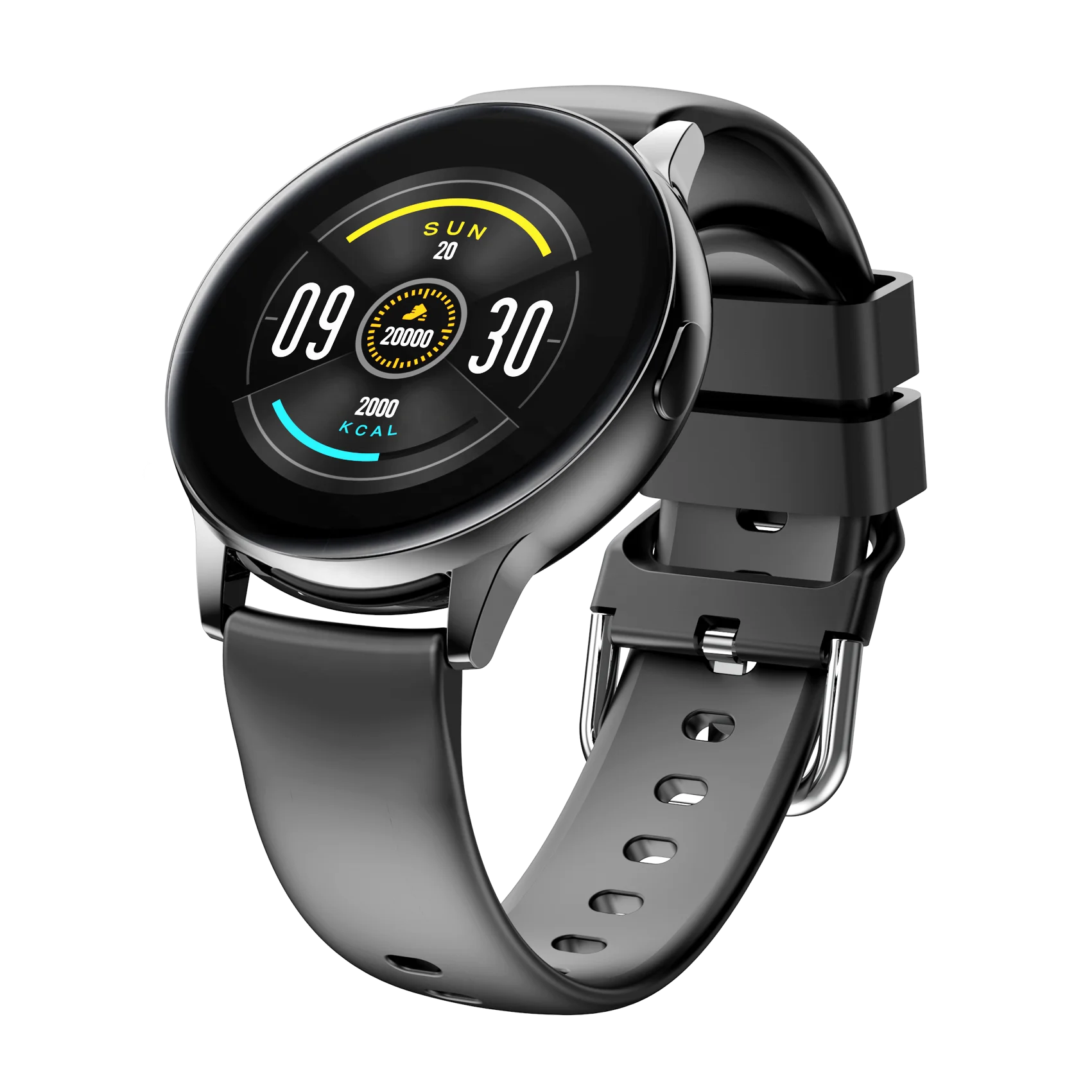 

2021 smartwatch S23 Men Women for Android IOS cheap Waterproof Heart Rate Tracker Blood Pressure Oxygen Sport Smartwatch Case, Black, silver