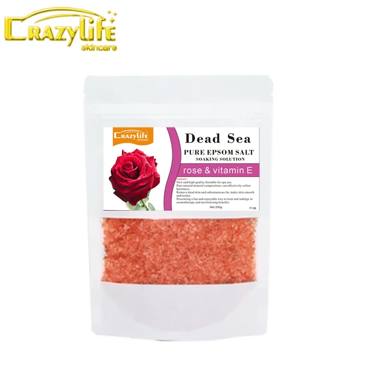 

Crazylife crystal Rose salt sand bath salt supplies sweat steam room material, 3 color