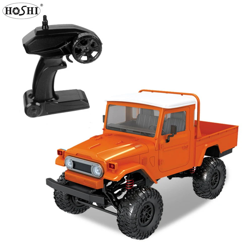 

HOSHI 1/12 Scale RC Car 2.4G Crawler Off-road Car Buggy 4WD Crawler Climbing Off-Road FJ45 Truck for Kids Christmas gift, Red/blue/gray