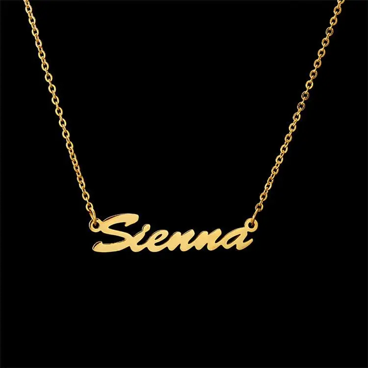 

wholesale 14k 18k gold filled chain womens gold plated necklace set jewelry cuban stainless steel necklace gold chain for women