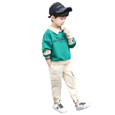 

boys kids sports clothes sets teen boys Korean autumn clothes sets for boys