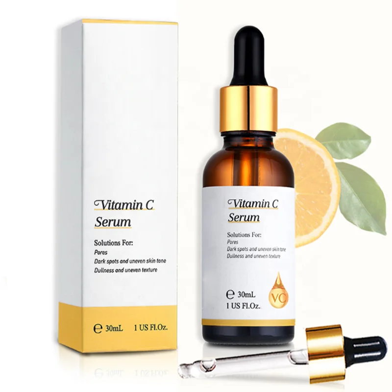 

Vitamin C Serum with Hyaluronic Acid Vit E - Natural & Organic Anti Wrinkle Reducer pearl whitening serum for Face Facial Serum